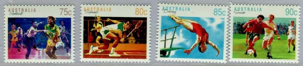 1991 AUS - SG1188-91 Australian Sports Set (4) 3rd Series MNH